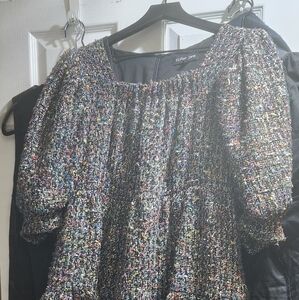 sistee jane multicolor tweed dress